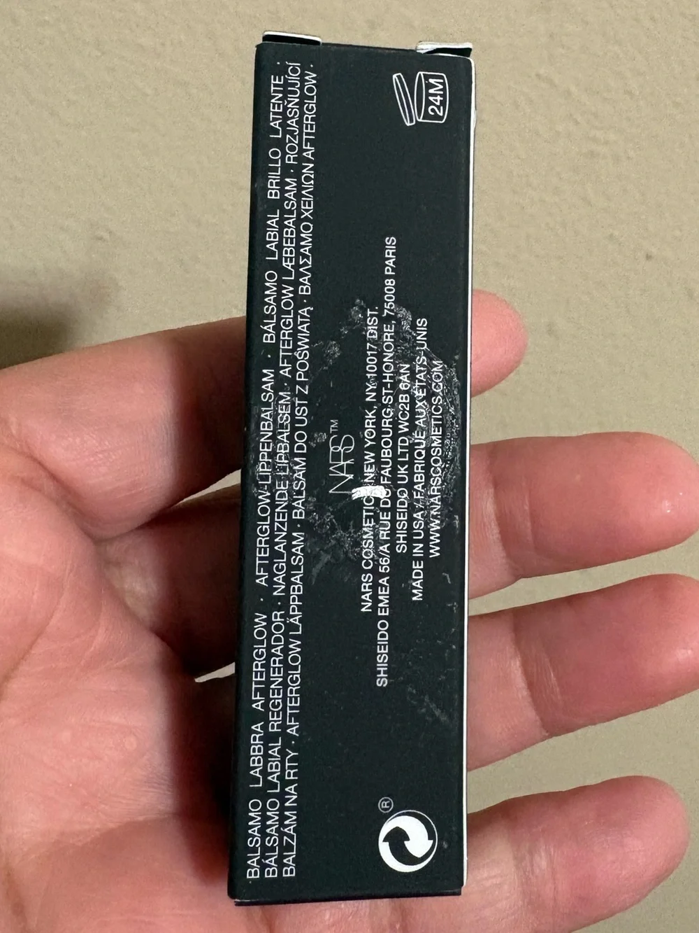 NARS Afterglow Lip Balm in ORGASM. 177 Brand New Never Used.